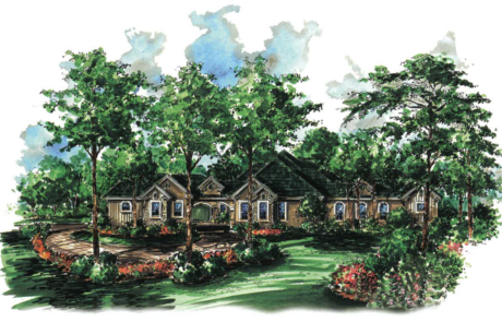 The Palomino Custom Home rendering