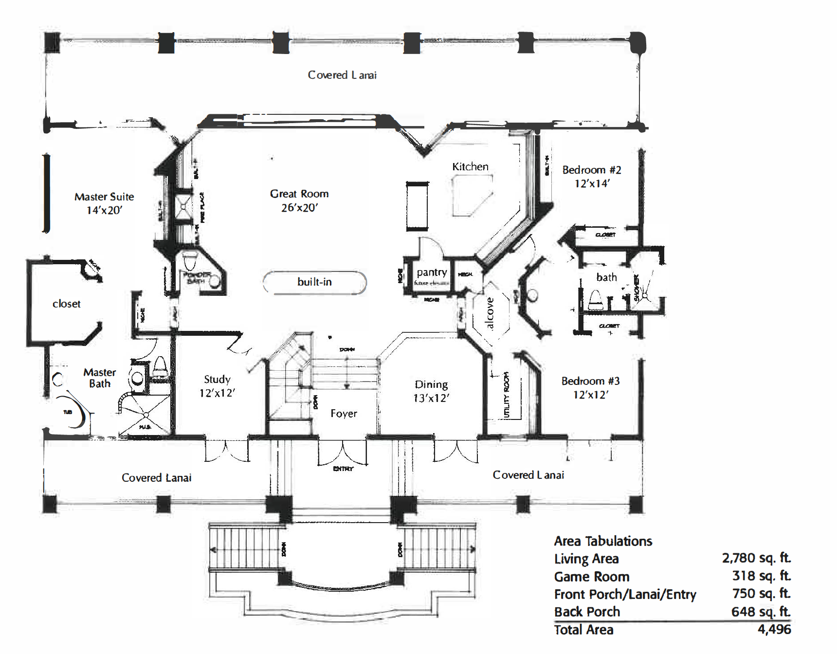 The Plantation Custom Homes Floor-plan