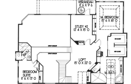 The Plantation II Custom home Floor-plan ground Level