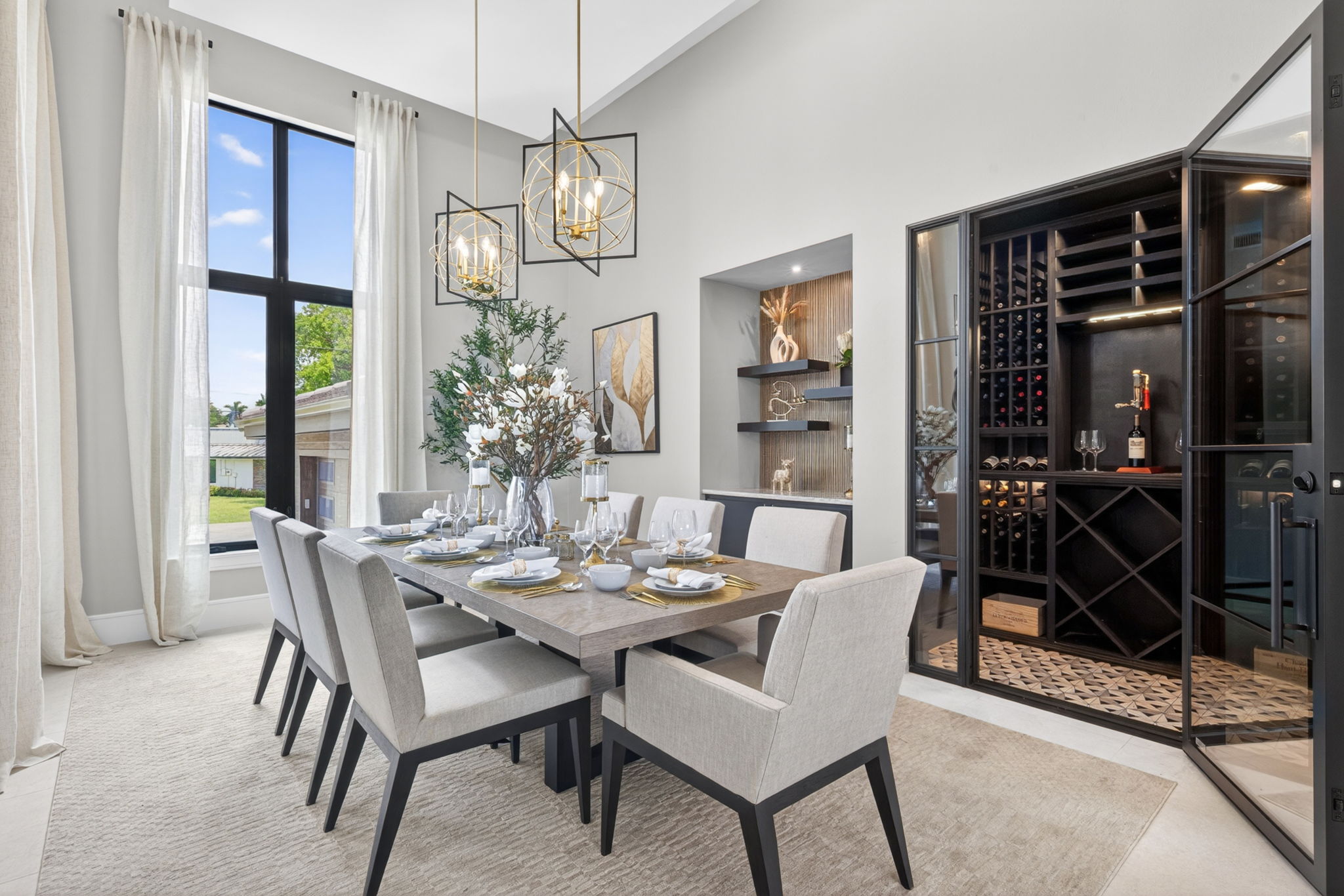 Whiskey Creek model dining room