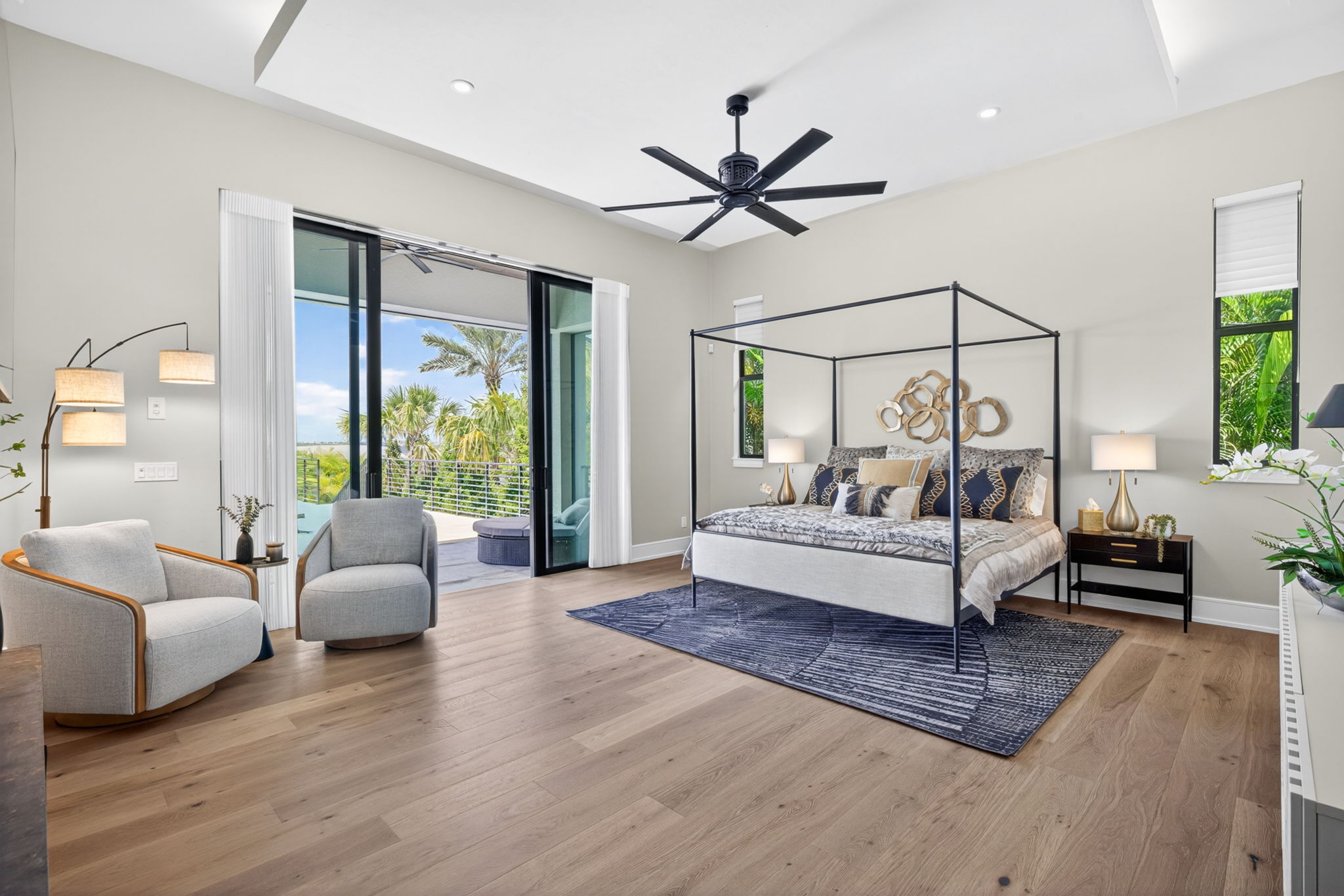 Whiskey Creek model home primary bedroom