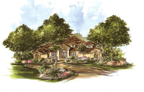 the andalusia custom home rendering